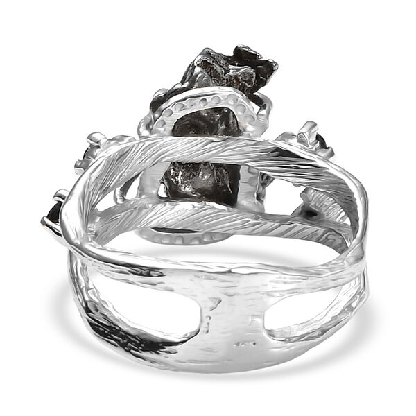 D'Joy Meteorit und schwarzer Spinell Ring - 16,25 ct. image number 5