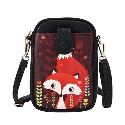 Crossbody Tasche aus Kunstleder, Fuchs image number 0