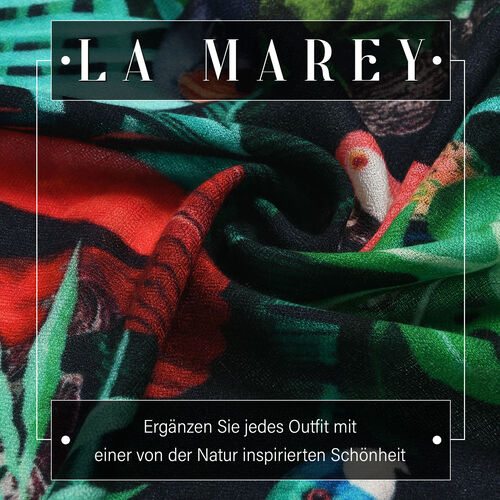 LA MAREY Schal aus 100% Kaschmirwolle, 70x195 cm, Grün image number 1