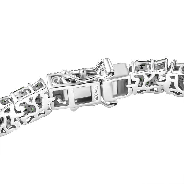 D'Joy Grüner Diamant Armband ca. 19 cm 925 Silber rhodiniert ca. 7,76 ct. image number 3