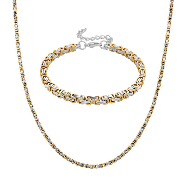 K&ouml;nigs-Halskette 50cm und Armband 19cm