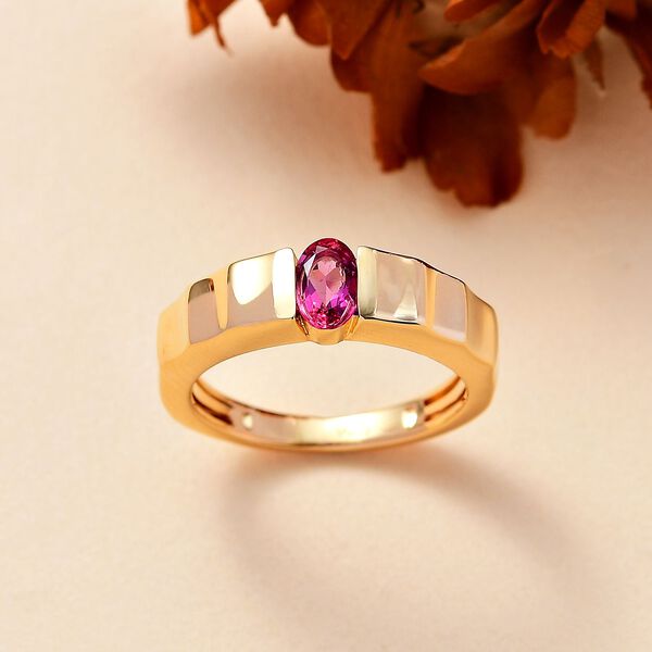 Labor roter Beryll-Ring - 0,45 ct. image number 2