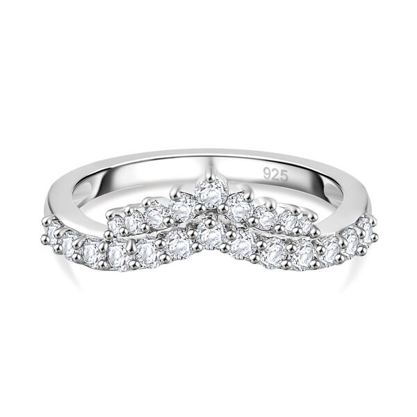 Moissanit Wishbone Ring - 0,57 ct. image number 0