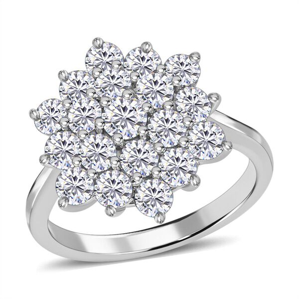 Funkelnde Königin- Moissanit Ring- 2,09 ct. image number 3
