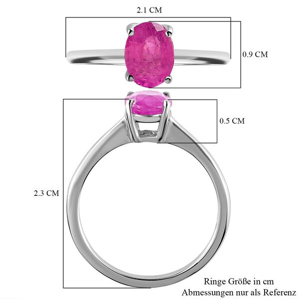 Ilakaka Rosa Saphir Ring - 2,13 ct. image number 7