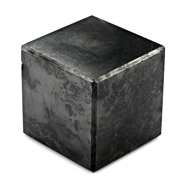 Shungit Quadrat 4 cm ca. 110 g Schwarz