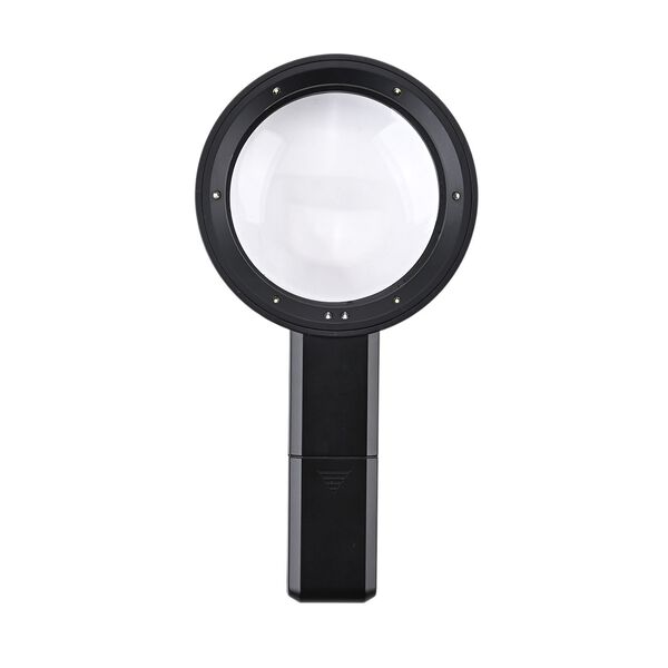 8-fach und 12-fach Handlupe mit Doppellinsen, 19x9x3,2cm, Silber und schwarz image number 5