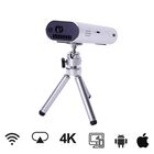 Homesmart - Mini-Tragbar 4K Projektor, 145x53x28.5mm, Silber