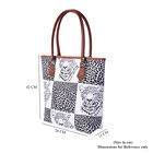 Handtasche mit Kunstleder-Griff, Leopard-Muster image number 4