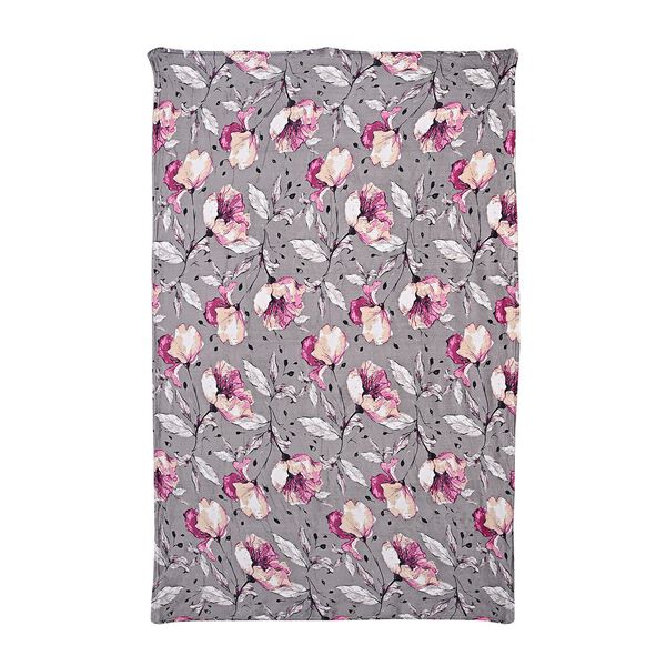 "Printed flannel blanket 155gsm Colour-Brown & White" image number 6