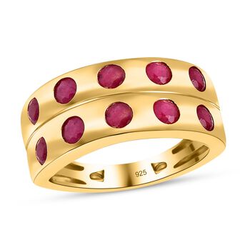 AA Afrikanischer Rubin (Fissure gef&uuml;llt) Ring - 1,63 ct.