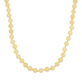 Heliodor Farbiger Quarzit Halskette ca. Flexibles cm Reiner Edelstahl ca. 270.00 ct