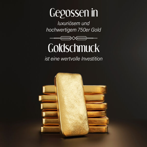 ILIANA Liebesknoten Ohrstecker in 750 Gold image number 3