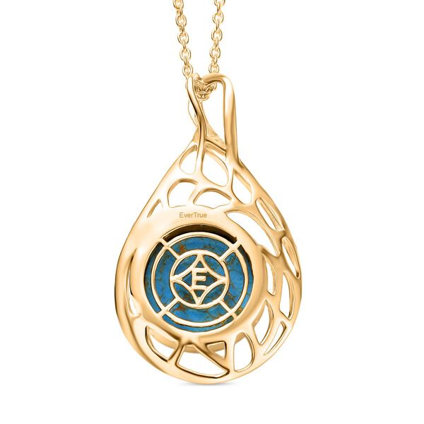 Blaues Türkis Schmuckset ca. 50 cm ca. 14.00 ct image number 5