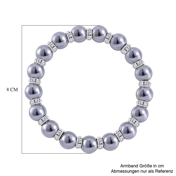 Terahertz, Wei&szlig;er Kristall Armband Flexibles Standard image number 4