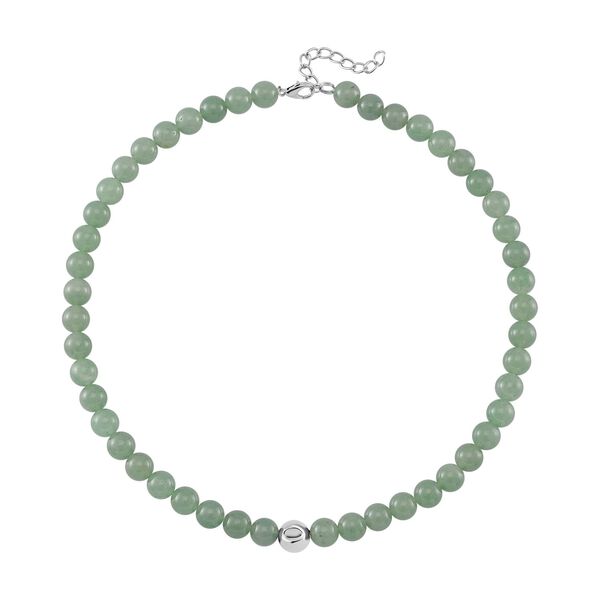 Grüne Aventurin-Halskette, 50 cm - 365 ct. image number 3