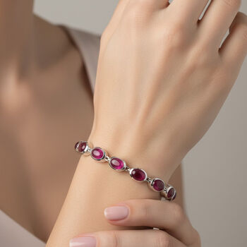 D'Joy afrikanisches Rubin 19cm Armband - 24,55 ct.