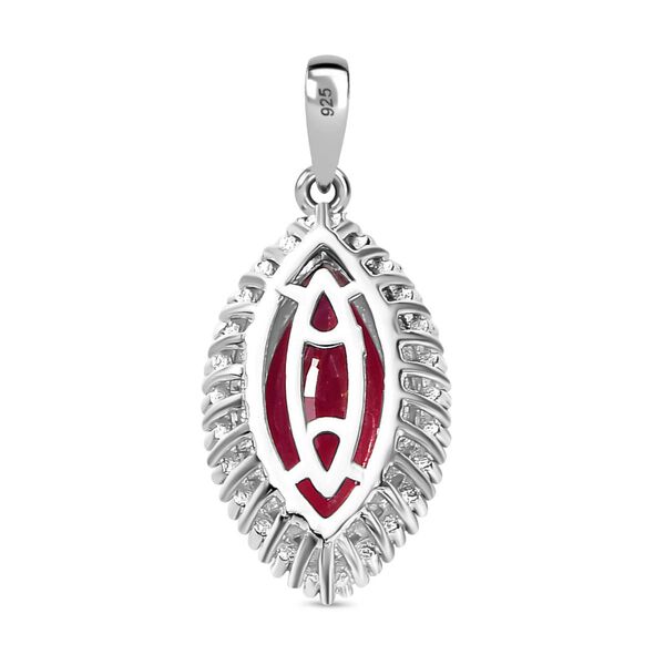 Afrikanischer Rubin und Diamant-Anhänger - 4,74 ct. image number 7