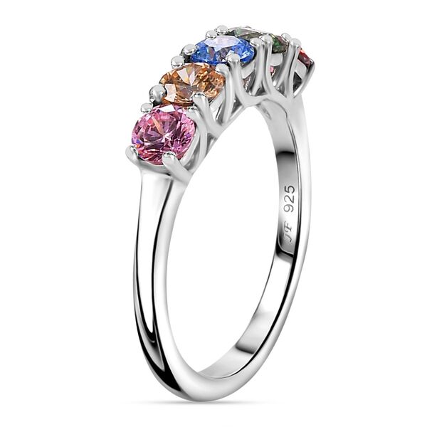 J Francis gefertigt mit SWAROVSKI- Mehrfarbiger Swarovski Zirkonia Ring image number 5