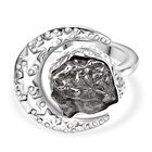 D'Joy Meteorit Ring 925 Silber rhodiniert (Größe 17.00) ca. 15,98 ct