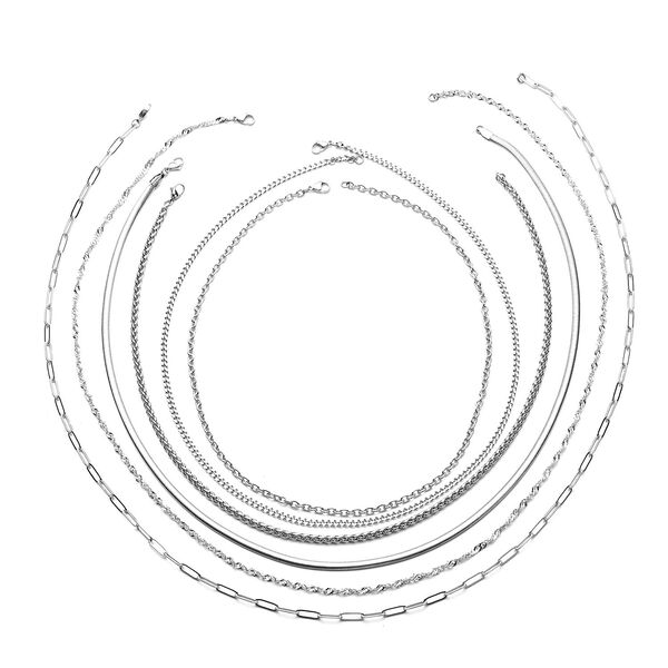 EverTrue zeitloses 15-teiliges Schmuckset in Silberton image number 2