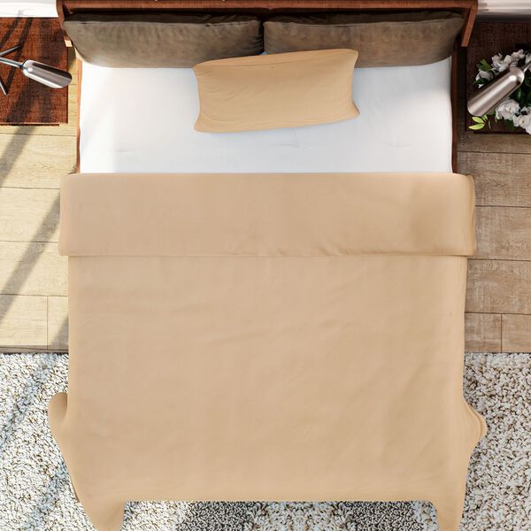 Kupferinfundierte Bettwäsche - 2-teiliges Set in Orange image number 12