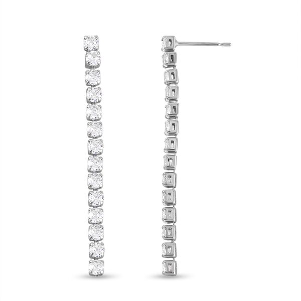 Wei&szlig;er Zirkonia Schmuckset Reines Messing ca. 2.05 ct image number 5