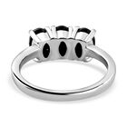 Schwarzer Spinell Ring, Edelstahl (Größe 18.00) ca. 1,91 ct image number 5