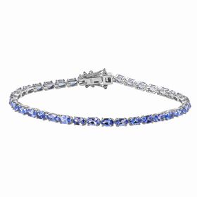 AA Tansanit Eternity Armband, 19cm - 7,20 ct.