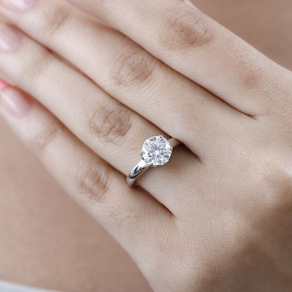 Moissanit Ring - 1,72 ct. image number 9
