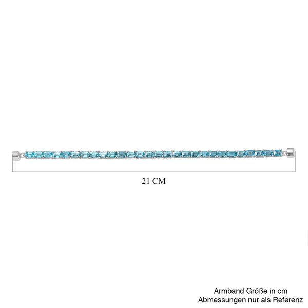 D'Joy AAA blaues Zirkon 20cm Armband - 34,24 ct. image number 4