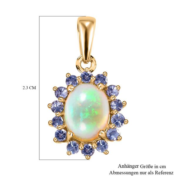 Natürlicher, äthiopischer Welo Opal und Tansanit-Anhänger - 1,76 ct. image number 6