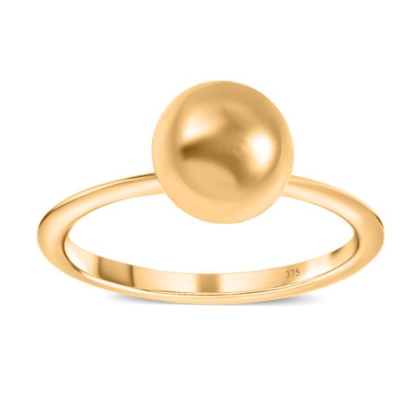 Kugelperle Ring, 375 Gelbgold image number 4