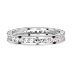 Lustro Stella - Weißer Zirkonia-Ring, 925 Silber rhodiniert  ca. 0,57 ct
