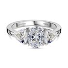 LUXURIANT DIAMOND - Lab Grown Diamant VS-EF SGL zertifiziert Ring 950 Platin (Größe 19.00) ca. 2.00 ct