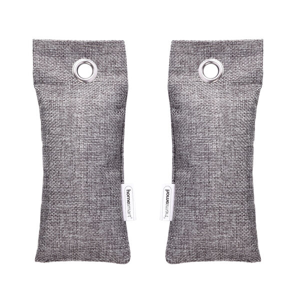 HOMESMART - 4er-Set, Aktivkohle luftreinigende Beutel mit Haken (2x75g - 1x200g - 1x500g) image number 4