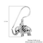 Elefanten-Ohrringe. 925 Silber oxidiert ca. 4,80g image number 3
