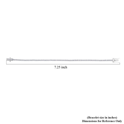 Lab Grown Diamant VS Armband ca. 19 cm 585 Gold ca. 5,03 ct. image number 4