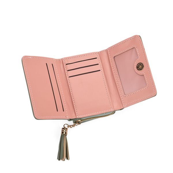 PU-Geldbörse mit RFID-Schutz, 11x8x4cm, Grün image number 5