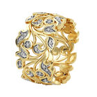 Diamant-Ring, 925 Silber vergoldet image number 3