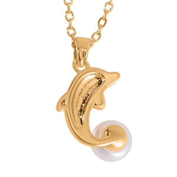 Süßwasser Perle, Weißes Perlmutt Schmuckset Reines Messing image number 4