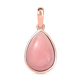 AA Vinicunca-Peruanischer, Weißer Zirkon Anhänger 925 Silber 750 rosévergoldet ca. 4,73 ct.