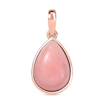 AA Vinicunca-Peruanischer, Wei&szlig;er Zirkon Anh&auml;nger 925 Silber 750 ros&eacute;vergoldet ca. 4,73 ct.