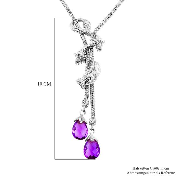 Royal Bali Kollektion- Lusaka Amethyst Halskette - 12,04 ct. image number 5