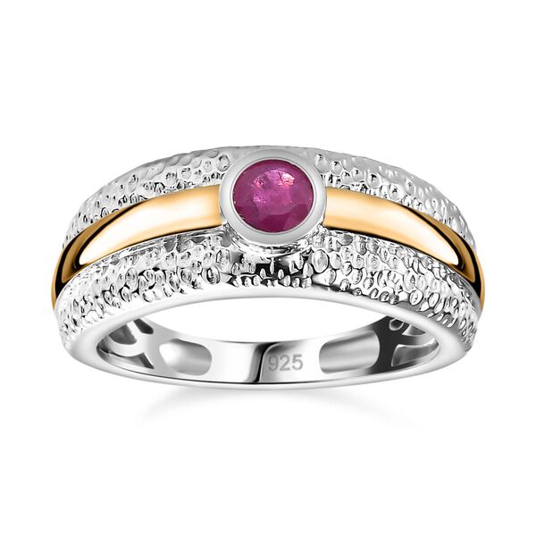 Zweifarbiger afrikanischer Rubin-Ring - 0,40 ct. image number 4