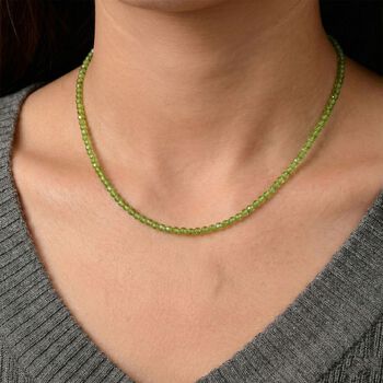 Peridot 45+5cm Halskette - 29 ct.