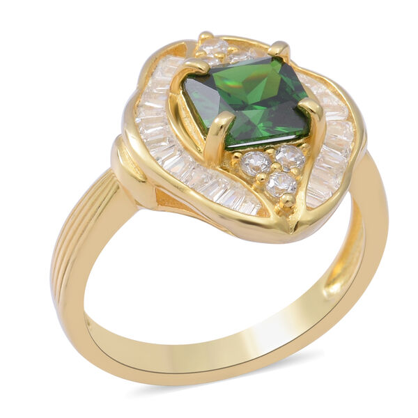 LUSTRO STELLA - Zirkonia Ring 925 Silber vergoldet  ca. 2,80 ct image number 3