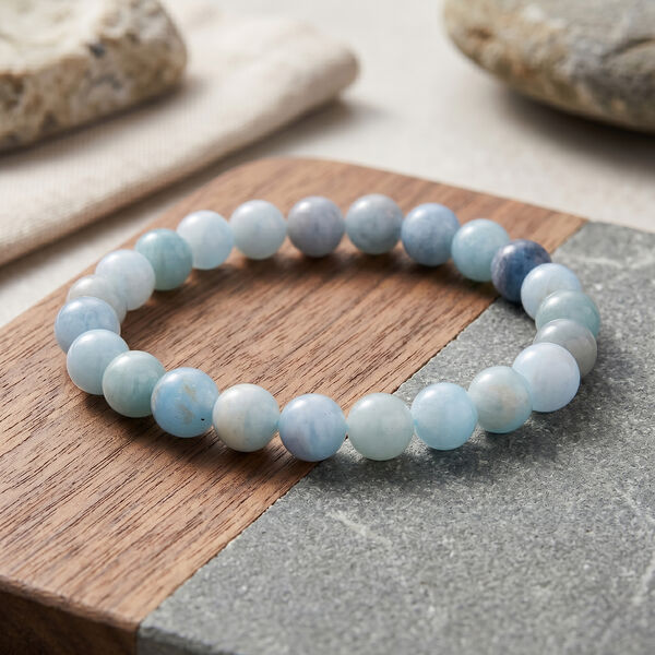 Aquamarin Armband Flexibles cm ca. 110.00 ct image number 1
