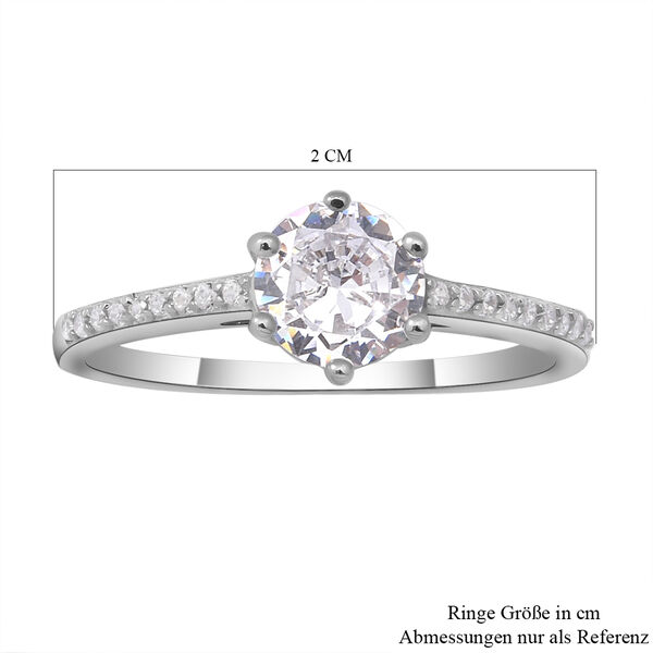 LUSTRO STELLA Zirkonia Ring - 1,51 ct. image number 8