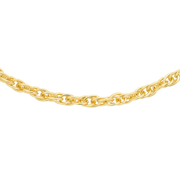 K&ouml;nigskordelkette in 375 Gelbgold, 45cm